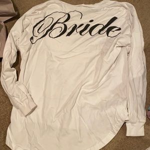 Bride Shirt this is the back